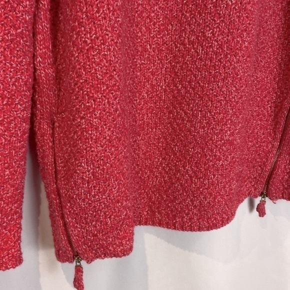 Women’s fuchsia/deep coral Talbots 1X petite thick and soft sweater W1 - Picture 7 of 9